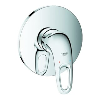 Grohe Kit de montage Eurostyle Mitigeur douche encastré, levier métal ouvert, chrome