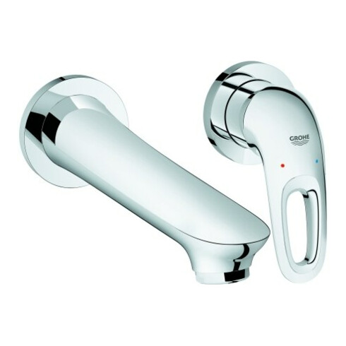 Grohe Kit de montage Eurostyle pour robinetterie encastrée 2 trous, chrome, H 20,3 cm