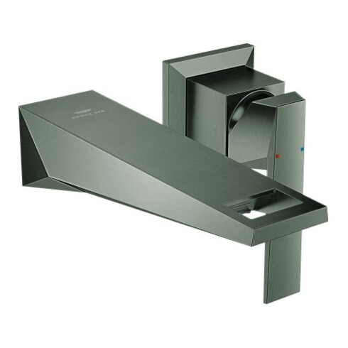Grohe Kit de montage fini Allure Brilliant mitigeur encastré 2 trous, A 16,1 cm, blanc, gris clair jaune