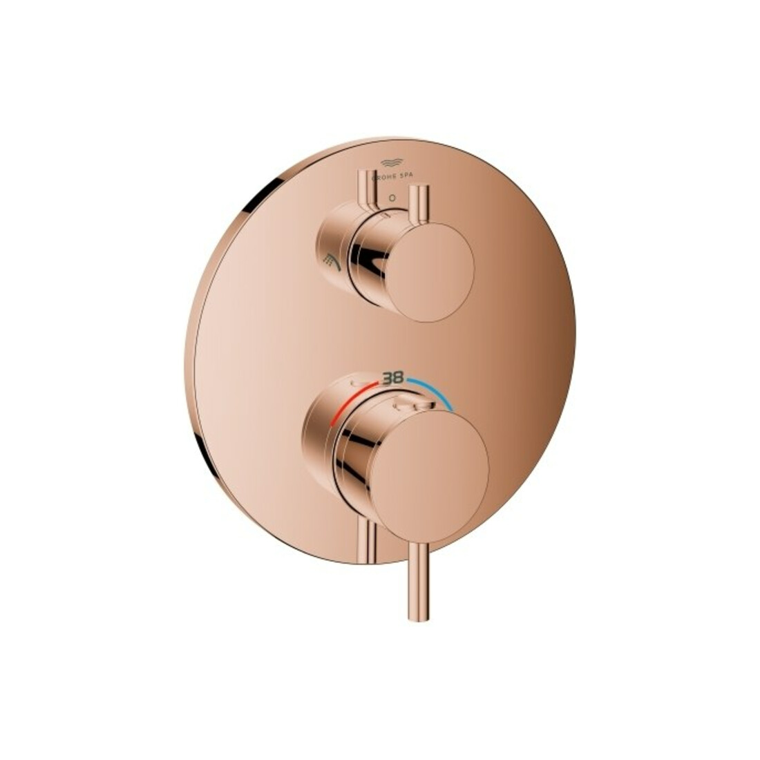 Grohe Kit de montage fini Atrio UP-THM, avec 2 voies int., warm sunset