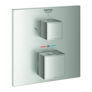 Grohe Kit de montage Grohtherm Cube encastré UP-Br-THM, avec int. 2 voies, superposé