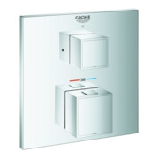 Grohe Kit de montage Grohtherm Cube thermostatique encastré, avec vanne d'arrêt, chrome