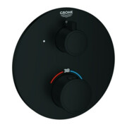 Grohe Kit de montage Grohtherm UP-Br-THM, avec 1 robinet d'arrêt, rond, bleu