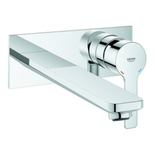 Grohe Kit de montage prêt à l'emploi Lineare chrome, 2 leviers, bec 20,7 cm