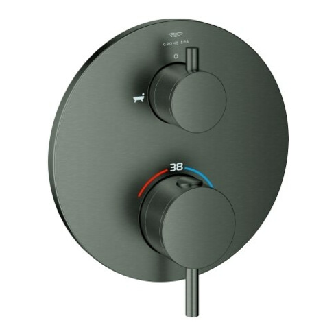 Grohe Kit de montage prêt à l’emploi Atrio UP-THM, avec 2 voies, graphite mat