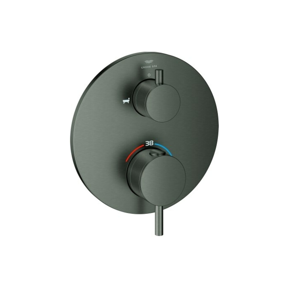 Grohe Kit de montage prêt à l’emploi Atrio UP-THM, avec 2 voies, graphite mat
