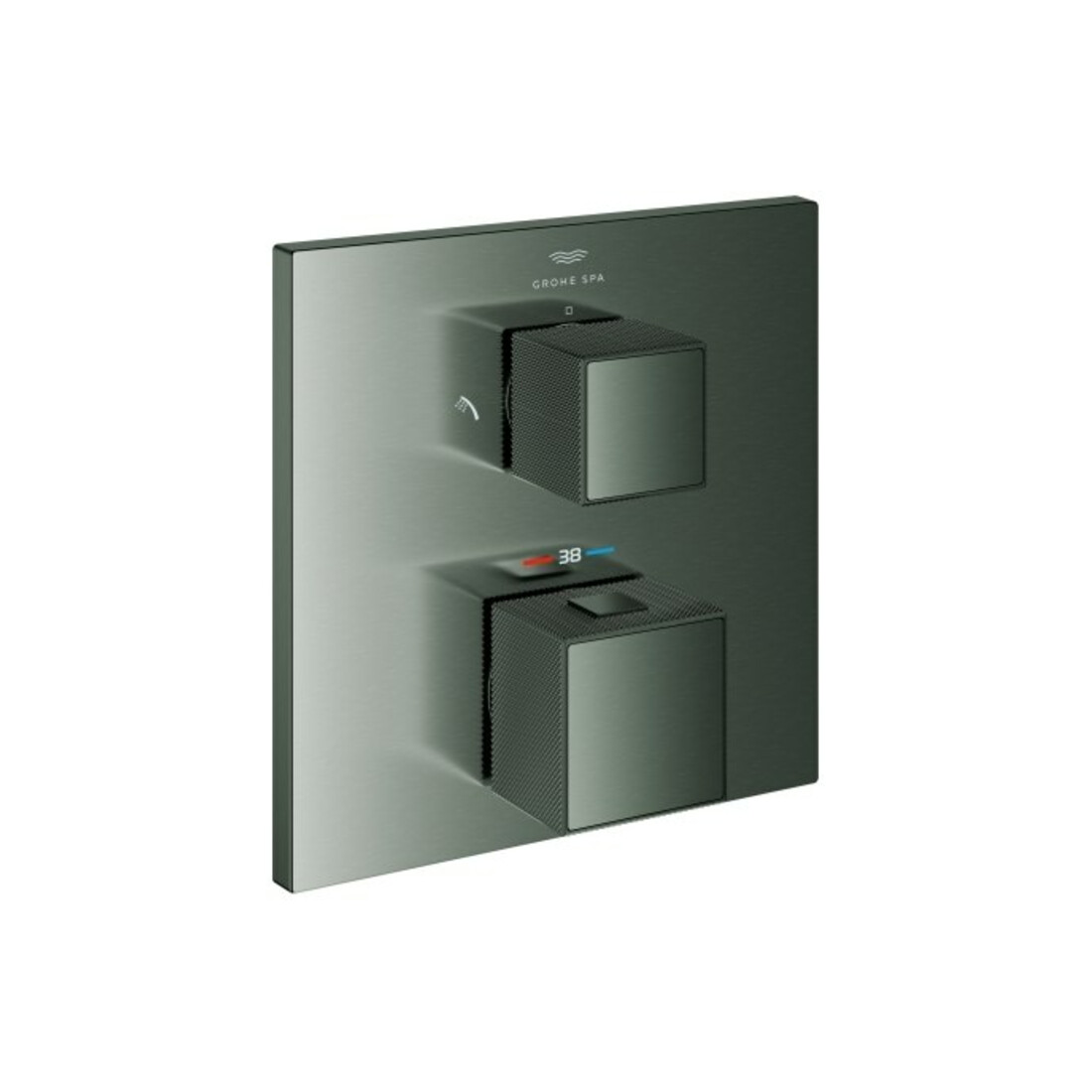 Grohe Kit de montage prêt à poser Allure Brilliant UP-Br-THM, 2 voies, chauffage m R-strk, gris foncé