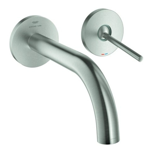 Grohe Kit de montage prêt Atrio mitigeur encastré 2 trous, A 18,5 cm, blanc, superposé