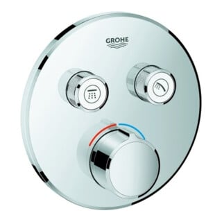 Grohe Kit de montage Smartcontrol vc, mitigeur digital, avec 2 vannes d'arrêt, rond