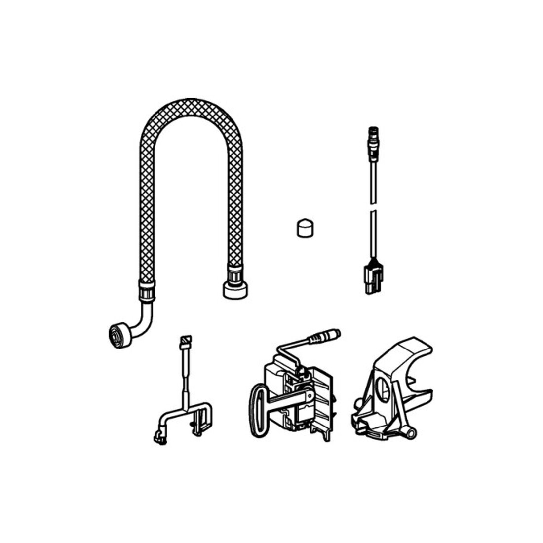 Grohe Kit d'installation Rapid SL pour chasse d'eau automatique et pré-rinçage