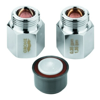 Grohe Kit Économiseur d'eau 48191 Débit 1,35 l/min Connexion G 3/8''
