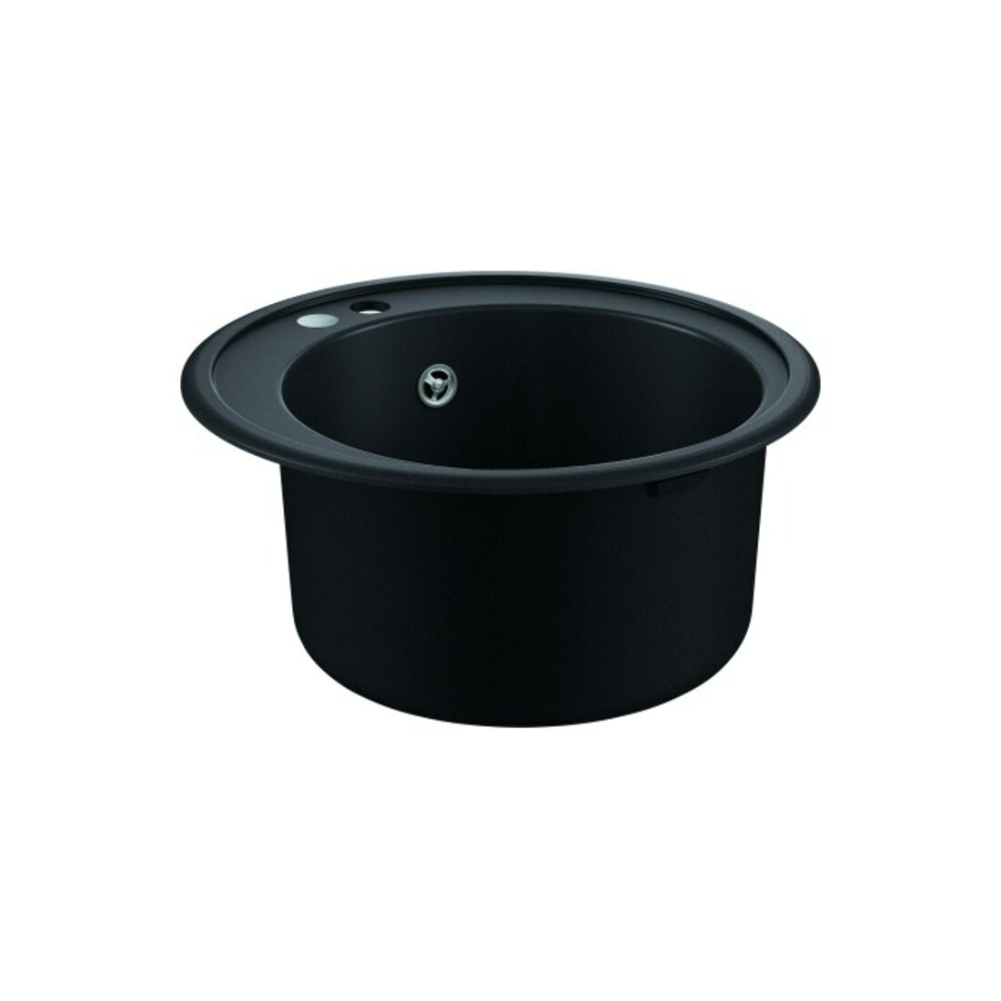 Grohe Komposit-Einbauspüle K400 50-C 51 1.0 rund, d= 51cm, 1 Becken, granit schwarz