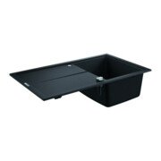 Grohe Komposit-Einbauspüle K400 50-C 86/50 1.0 rev 86x50cm, m Tropffl, aufl, 1 B, Gra sw