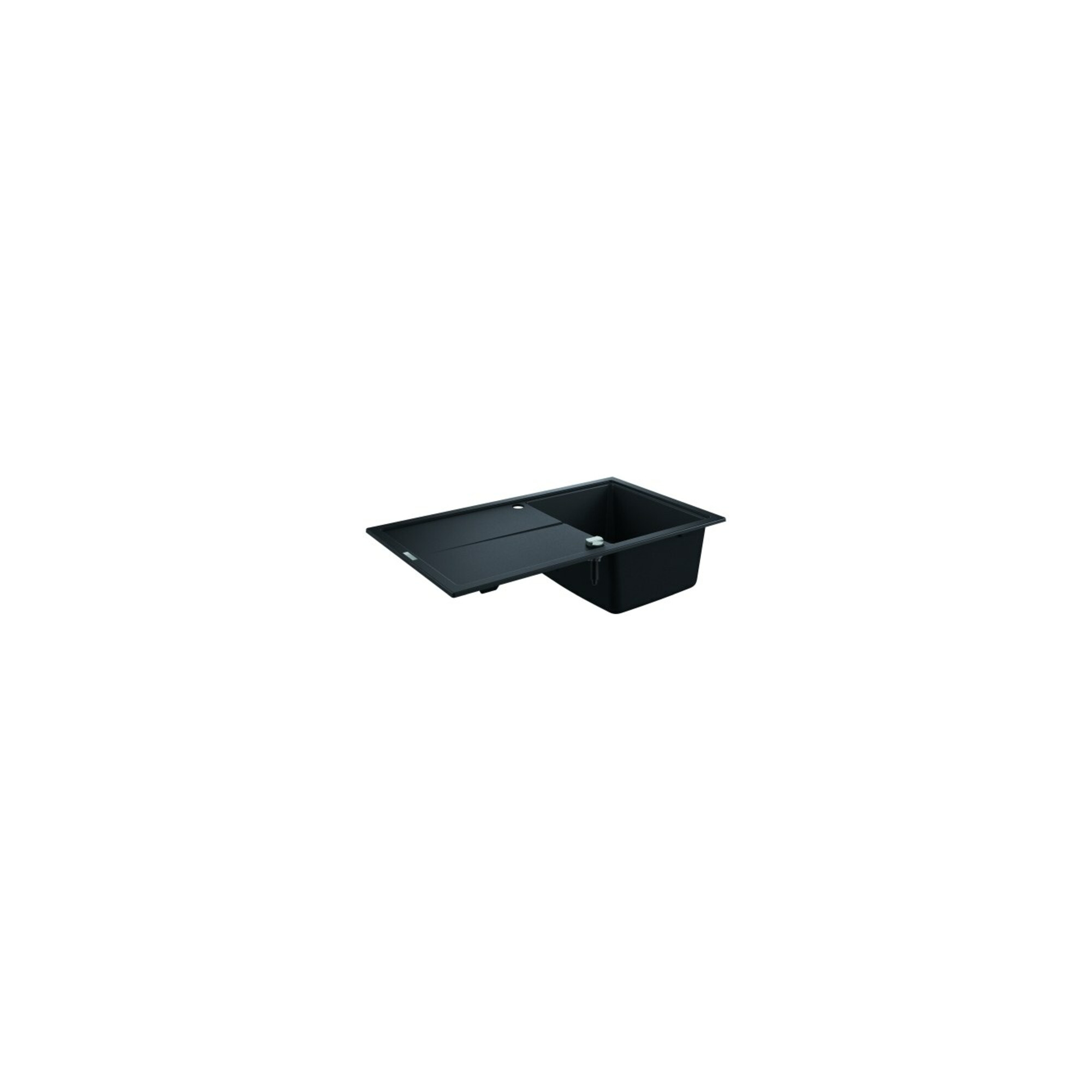 Grohe Komposit-Einbauspüle K400 50-C 86/50 1.0 rev 86x50cm, m Tropffl, aufl, 1 B, Gra sw