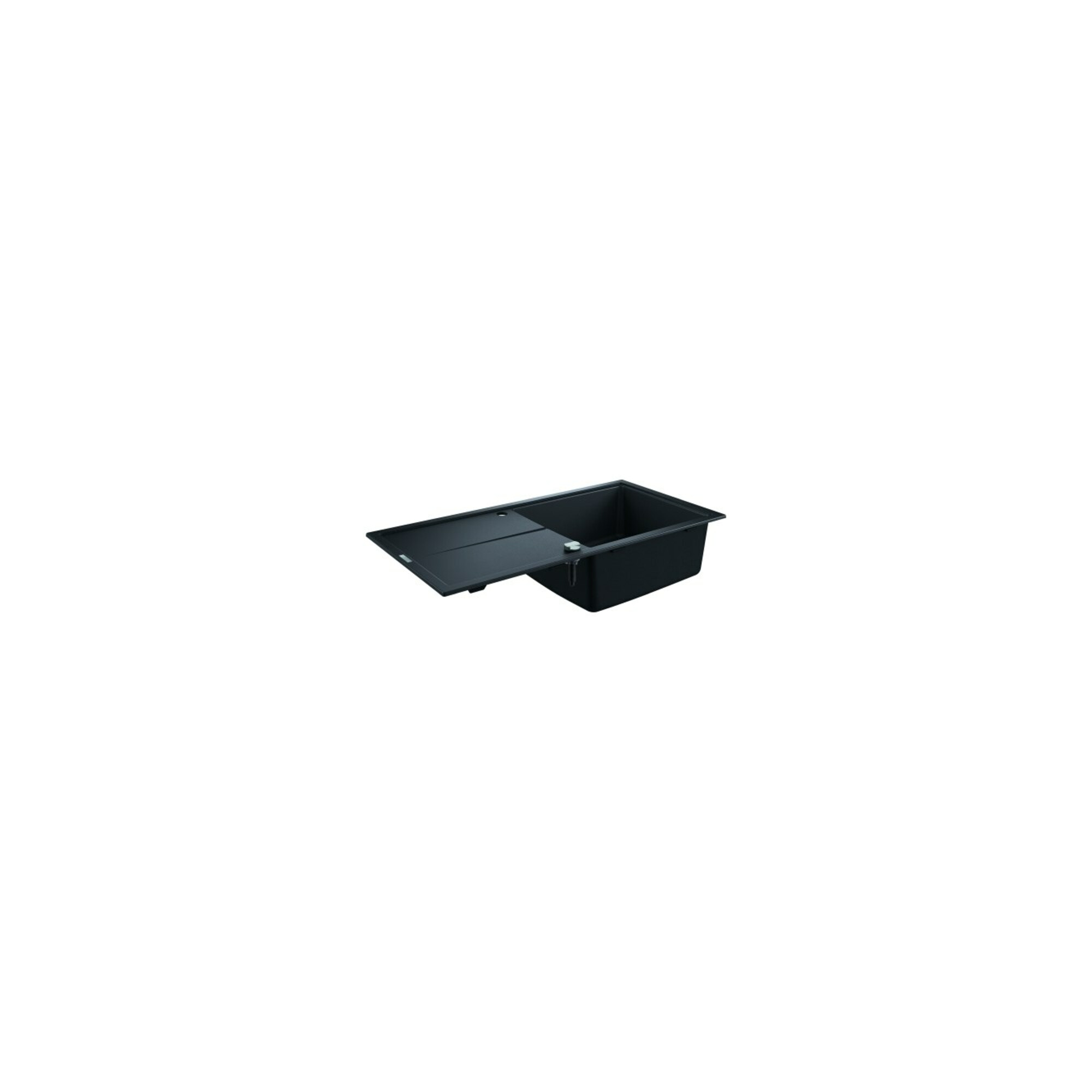 Grohe Komposit-Einbauspüle K400 60-C 100/50 1.0 rev 100x50cm, m Tropffl, aufl, 1 B, Gra sw