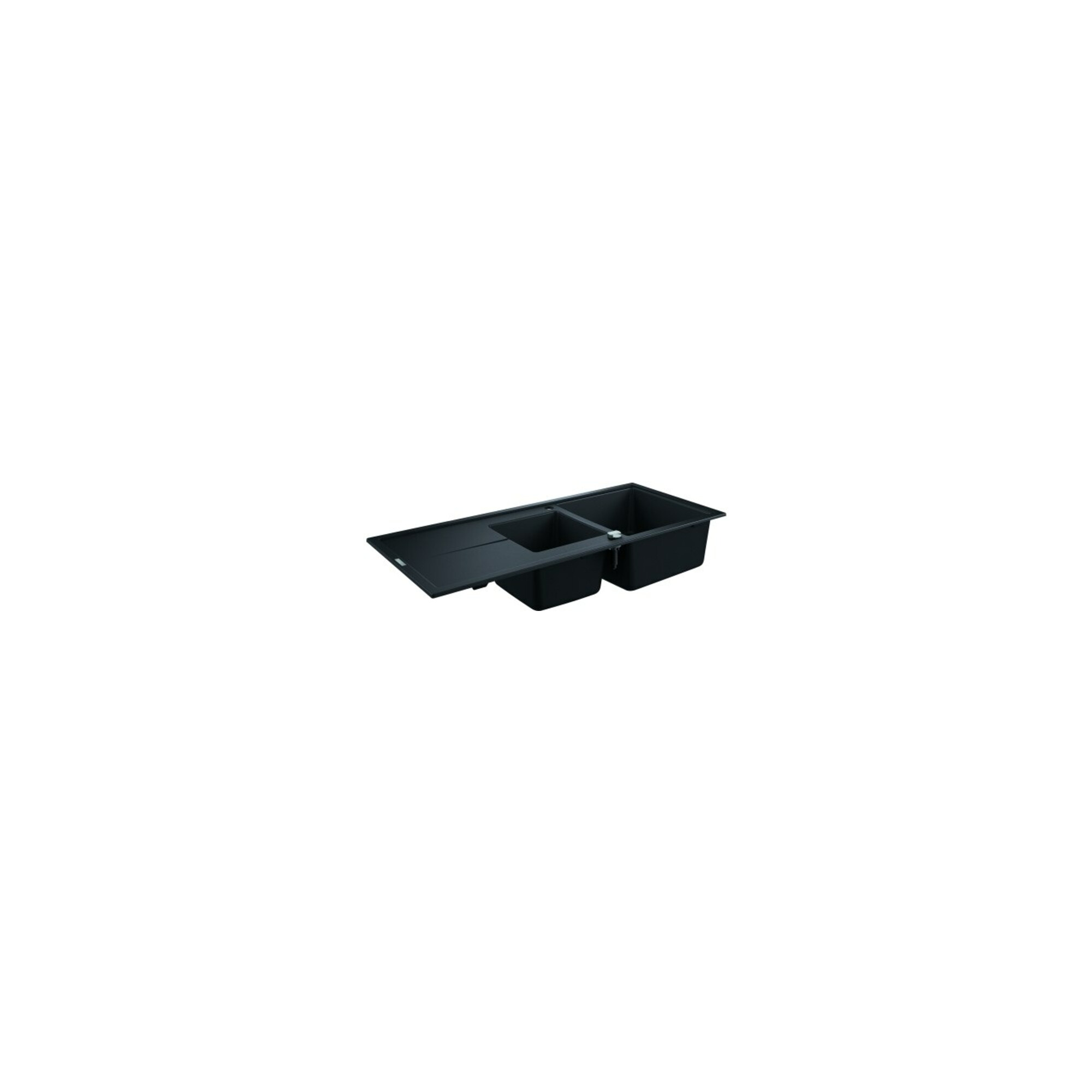 Grohe Komposit-Einbauspüle K400 80-C 116/50 1.5 rev 116x50cm, 1,5 Beck. m Abtropffl., Gra sw