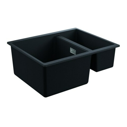 Grohe Komposit-Einbauspüle K500 60-C 55,5/46,1 1.5 55,5x46cm, 1,5 Becken, granit schwarz