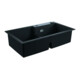 Grohe Komposit-Einbauspüle K500 90-C 86/50 2.0 rev 86x50cm, 2 Becken, granit schwarz-1