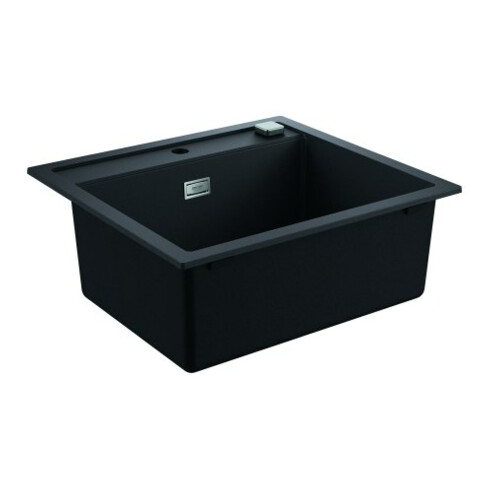 Grohe Komposit-Einbauspüle K700 60-C 56/51 1.0 56x51cm, auflieg., 1 Beck., Gra schwarz