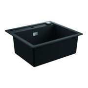 Grohe Komposit-Einbauspüle K700 60-C 56/51 1.0 56x51cm, auflieg., 1 Beck., Gra schwarz
