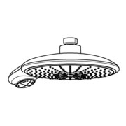 Grohe Kopfbrause 190 POWER&SOUL Ø 190 mm mit Durchflusskonstanthalter 9,5 l/min chrom-4