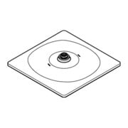 Grohe Kopfbrause Rainshower 310 Mono Cube moon white, ohne Duchflussbegrenzer-3