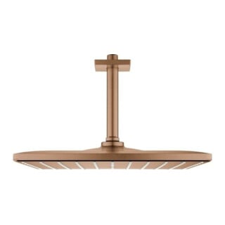 Grohe Kopfbrause Rainshower Mono 310 Cube Deckenausl 14,2cm, warm sunset gebürstet