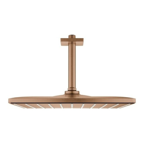 Grohe Kopfbrause Rainshower Mono 310 Cube Deckenausl 14,2cm, warm sunset gebürstet