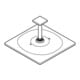 Grohe Kopfbrause Rainshower Mono 310 Cube Deckenauslass 14,2cm, chrom-4