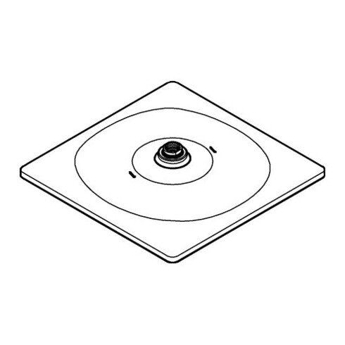 Grohe Kopfbrause Rainshower Mono 310 Cube m Duchflussbegrenzer 9,5 l/m., m white