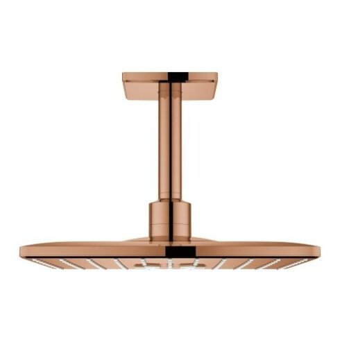 Grohe Kopfbrause Rainshower SmartActive 310 Cube Deckenausl 14,2cm, 2 S.-Arten, w. sunset
