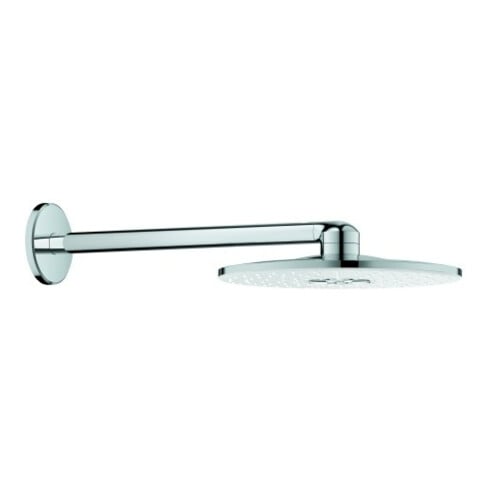 Grohe Kopfbrause Rainshower SmartActive 310 moon white, Brausearm 43cm, 2 Stahlarten