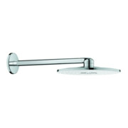 Grohe Kopfbrause Rainshower SmartActive 310 moon white, Brausearm 43cm, 2 Stahlarten