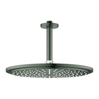 Grohe Kopfbrauseset Rainshower C 310 Deckenausl 14,2cm, hd graphite gebürstet