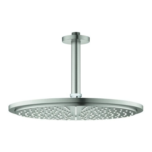 Grohe Kopfbrauseset Rainshower C 310 Deckenauslass 14,2cm, supersteel