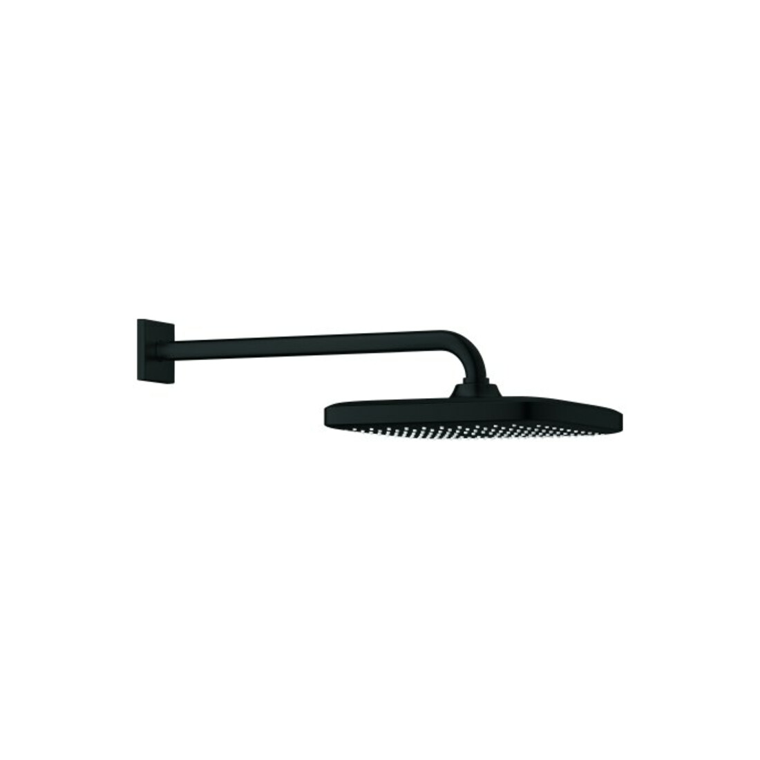 Grohe Kopfbrauseset Tempesta 250 Cube Brausearm 38cm, 1 Strahlart, matt black