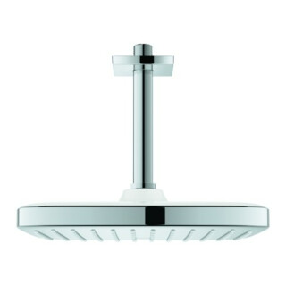 Grohe Kopfbrauseset Tempesta 250 Cube Deckenauslass 14,2cm, 1 Strahlart, chrom