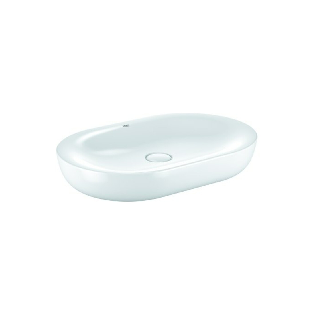 Grohe Lavabo à poser Essence en céramique 60x40 cm, avec bonde, blanc alpin