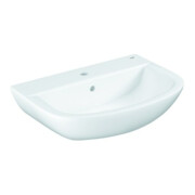 Grohe Lavabo Bau en céramique 60 cm, blanc alp, 1 trou robinet, suspendu mural