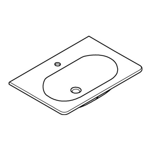 Grohe Lavabo Essence en céramique 70 cm, blanc alpin PureGuard