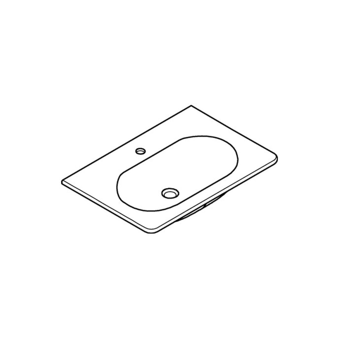 Grohe Lavabo Essence en céramique 70 cm, blanc alpin PureGuard