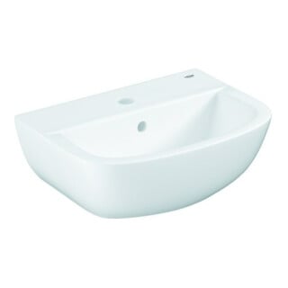 Grohe Lavabo mural Bau céramique 45 cm, 1 trou, blanc alpin