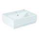 Grohe Lavabo mural Cube céramique 45 cm, 1 trou mitigeur, alp-we PureGuard-1