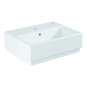 Grohe Lavabo mural Cube céramique 45 cm, 1 trou mitigeur, alp-we PureGuard
