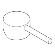 Grohe Levier 46015 pour mitigeur évier Minta noir velours-3