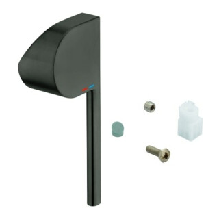 Grohe Levier 48450 pour baignoire/douche EHM Montage mural/sol graphite dur mat