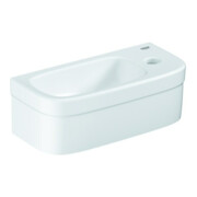 Grohe Mini-Handwaschbecken Euro Keramik 37x18cm, 1 HL, wandhängend, alpinweiß
