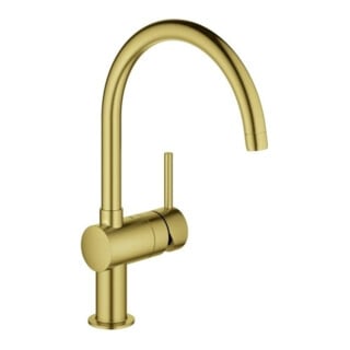 Grohe Minta C Mitigeur évier mono-commande sunr geb., bec pivotant, bec en C