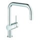 Grohe Minta Mitigeur évier 1/2", U, mousseur extractible, chrome-1