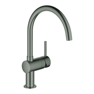 Grohe Minta Mitigeur monotrou évier, bec pivotant, bec en C, chromé